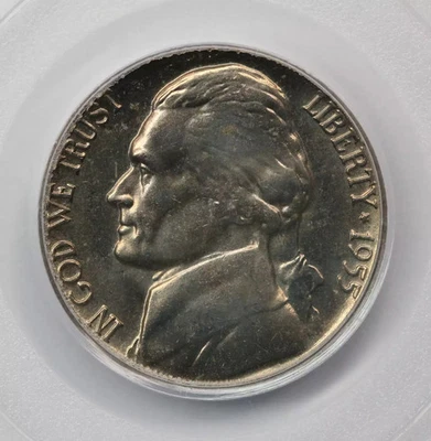 1955-D/S Jefferson Nickel PCGS MS64 - Image 1 of 4