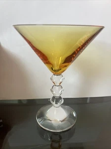 Vaso Martini Cristal VEGA Topacio Francia BACCARAT - Imagen 1 de 5