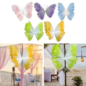 Giant Artificial Butterfly Decoration Wedding Butterfly Marriage Decor - Picture 1 of 27