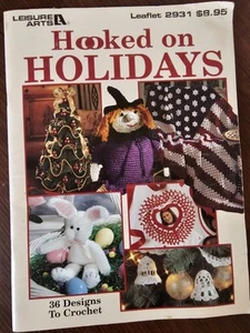 Revista de ganchillo Hooked On Holidays 1997 - Imagen 1 de 6