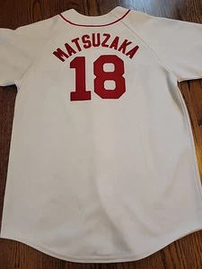 Majestic Daisuke Matsuzaka Boston Red Jersey baseball MLB Mens Size Small - Picture 1 of 11