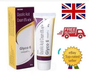 2 Tubes X Glyco 6 Glycolic Acid Cream For Dry Skin, Acne Hyperpigmention 30g - Picture 1 of 4