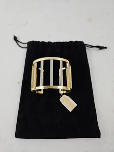 Michael Kors Armband goldfarben offen Manschette Motive Bar MKJ3761710 - brandneu - Bild 1 von 8