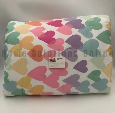 Pottery Barn Kids Evie Heart Dream Puff Microfiber Comforter Multi Twin #B17 - Image 1 of 3