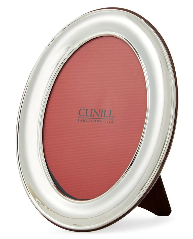 Marco de fotos liso ovalado de plata de ley Cunill de 5x7 Foto 1 de 1