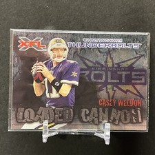 2001 Topps XFL Loaded Cannon Casey Weldon #2