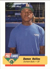 1994 Durham Bulls Fleer/ProCards #340 Damon Hollins