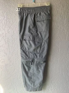 Faded Glory Gray Boys Size 4 - 5 Removable Leg Outdoor Pants New without tags - Picture 1 of 5