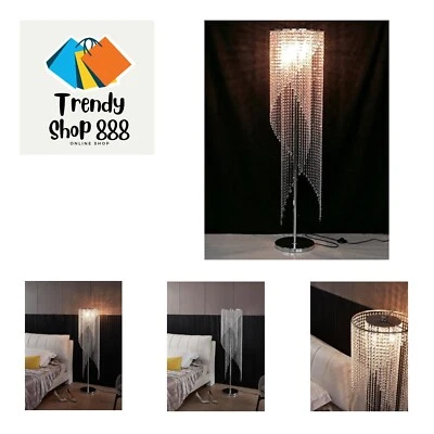 Crystal Floor Lamp, Elegant Rain Lamp, Modern Lava Lamp for Living Room, Bedr... - Image 1 of 4