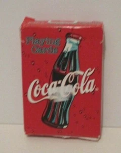 COCA COLA COKE SODA FLASCHE LOGO SPIELKARTEN DECK FAHRRAD OFFEN KOMPLETT - Bild 1 von 4