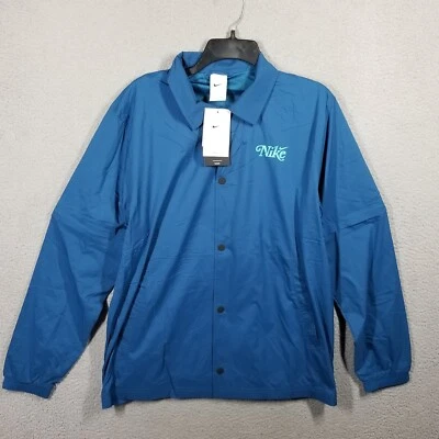 $110 Nike Golf Jacket M Marina Blue Air Storm Fit Convertible Short Long Sleeves - Image 1 of 4