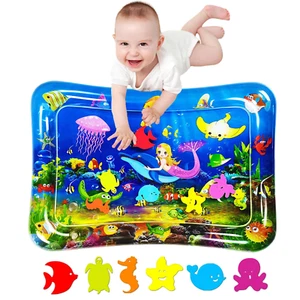 Water Mat Infant Toys, Inflatable Tummy Premium Water Mat Baby and Toddlers Is t - Picture 1 of 12
