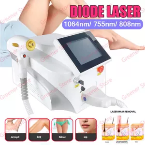 Diode Laser 755nm 808nm 1064nm Haar Entfernung Maschine Painless Gesicht Körper - Bild 1 von 12