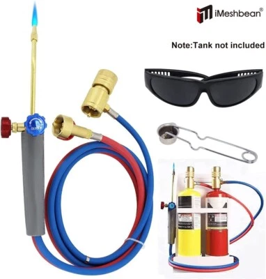 Oxygen MAPP Torch Kit W/ Pressure Meter W/ Tank Support, Glasses And Flint Spark - Image 1 of 4