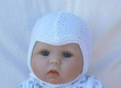 Hand Knitted Traditional Baby Hat, Premium Acrylic, Various Colours/ Sizes