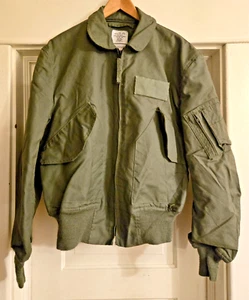 Matte Sage CWU-36/P Summer Men's Flyers Jacket Medium 38-40 Valley Apparel Nice - Picture 1 of 6