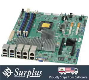 Supermicro Motherboard X10SLH-LN6TF - X10SLH-N6-ST031 6x 10GBE  X540-T2 E3-12XX - Picture 1 of 1