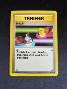 Switch Trainer -1999 Vintage WOTC Pokemon Base Set #95/102 - NM - Picture 1 of 2
