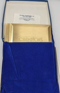 Vintage NIB Melannco International LTD "Champions" Gold Finish Photo Album 8x7 - Picture 1 of 14