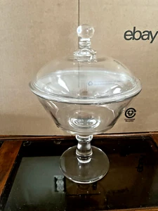 EAPG Compote w/Lid, Clear Glass, Late 19th Century-Early 20th - Picture 1 of 5