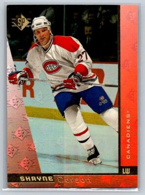 1996-97 SP #84 Shayne Corson Montreal Canadiens Hockey Card - Image 1 of 2