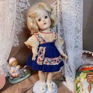 Vintage Ideal TONI 14" P-90 Doll Beautiful Blonde Hair Hard Plastic 1950s - Picture 1 of 12