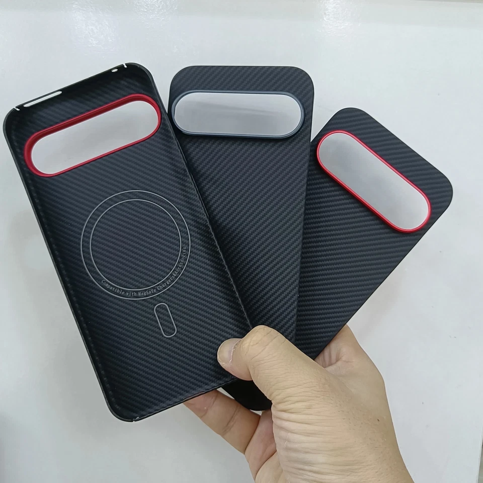 Carbon Fiber Magsafe Case for Google Pixel 9 Pro XL Matte Thin Hard Armor Cover - Image 1 of 4
