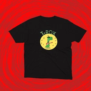 Cool Dinosaur Playing Rock on Guitar Cotton Shirt for pre-teen boys S-XL - Picture 1 of 42
