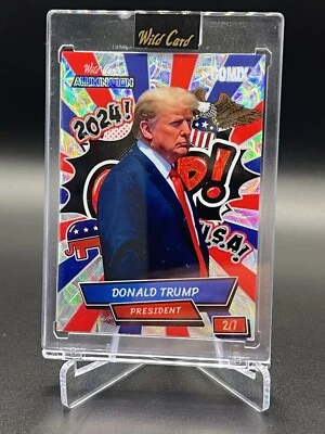 Wild Card Alumination - Donald Trump COMIX Card 2/7 Ultra Rare Parallel - Image 1 of 2
