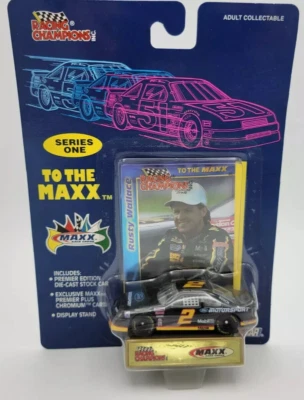 1994 NASCAR #2 Rusty Wallace (to the maxx) série 1 campeões de corrida escala 1/64 - Imagem 1 de 4