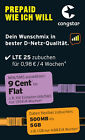 Telekom 10 günstig Kaufen-Congstar Prepaid wie ich will Handy SIM Karte 10 € Guthaben T-Mobile D1Netz XtraTelekom Netz✔ Expressversand ✔Rechnung m. Mwst✔