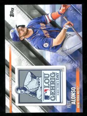 2022 Topps Update Pete Alonso Commemorative Special Event Patch FX1014 - Image 1 of 2