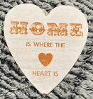 Home Is Where The Heart Is, Shabby Chic Heart Shaped Sign.
