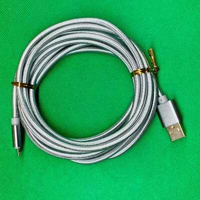 LOT Micro USB Fast Charger Data Sync Cable Braided Cord For Android 10FT - Image 1 of 4