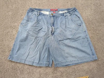 Vintage Gloria Vanderbilt Shorts Womens 20W PLUS Blue Made in Hong Kong - Image 1 of 4
