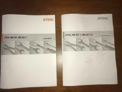MS 201, 201 T, 201T, MS201 STIHL Service Workshop Repair & Parts List Manual New - Image 1 of 4