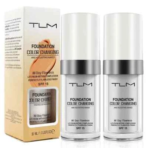 2X TLM Pro Classic Colour Changing Foundation Magic Flawless Concealer Makeup - Picture 1 of 8