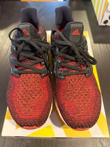 Size 9.5 - adidas UltraBoost 2.0 Solar Red - Picture 1 of 5
