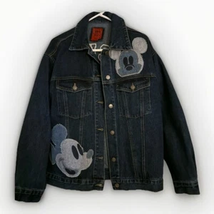 Forever 21 Disney Mickey Mouse Denim Trucker Jacket NWT Oversize (Size XS) Read! - Picture 1 of 12