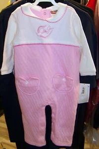 DE COLECCIÓN #8 DALE WONHARDT JR NIÑOS BEBÉ ROSA MONO ACOLCHADO BEBÉ 24 MESES NUEVO CON ETIQUETAS - Imagen 1 de 5