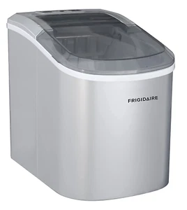 Máquina máquina máquina de hielo compacta portátil 26 libras por día 2 tamaños de cubo fabricante superior - Imagen 1 de 5