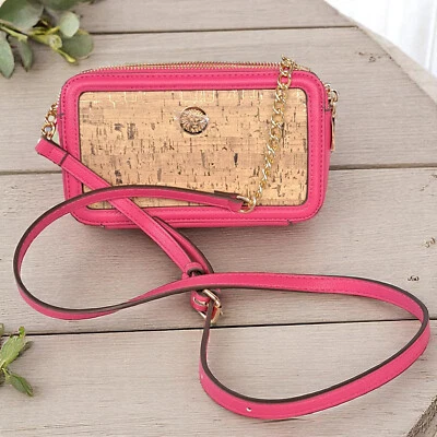 Anne Klein 可调式包 软木设计 人造皮革 斜挎包 手包 — 第 1/4 张图片