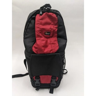 Lowepro Fastpack 100 Camera Backpack Bag Red Black Photography Travel - Image 1 of 4