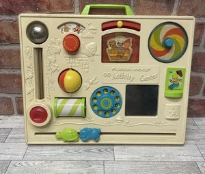 Vintage Fisher Price Activity Center #134 1973 culla bambino occupato tavola giocattolo - Foto 1 di 6