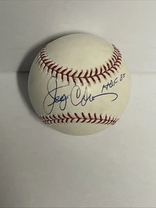 Jerry Coleman Autographed ROML Baseball HOF 2005 Yankees/ Padres - Picture 1 of 6