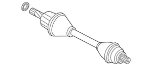 Genuine Volvo Axle Assembly 36011804 - Picture 1 of 2