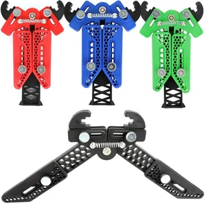 Compound Bow Stand Plastic Portable Adjustable Holder Cam Archery Target Hunting - Picture 1 of 18