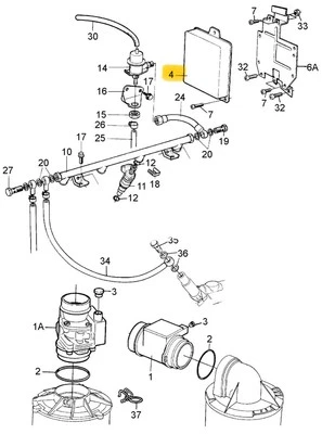 SAAB C900 900i 16V B202I NLS ECM CENTRALINA ELETTRONICA INIEZIONE OEM 9119447 - Immagine 1 di 4