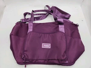 NEU The Foldie Original Travel Expandable Foldable Tote Bag Purple Carry On 40L - Bild 1 von 10