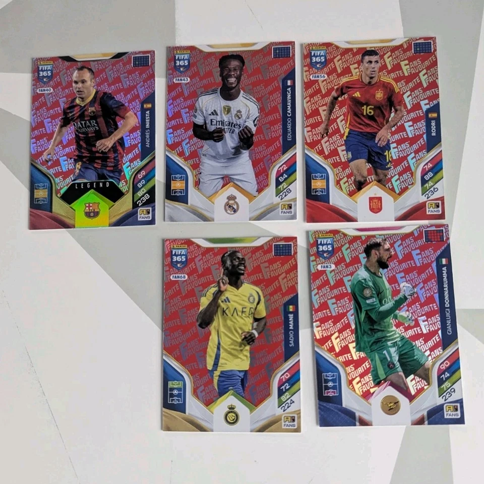 Panini FIFA 365 Adrenalyn XL 2026 Lot 7 Cartes Parallel Red - Photo 1/1